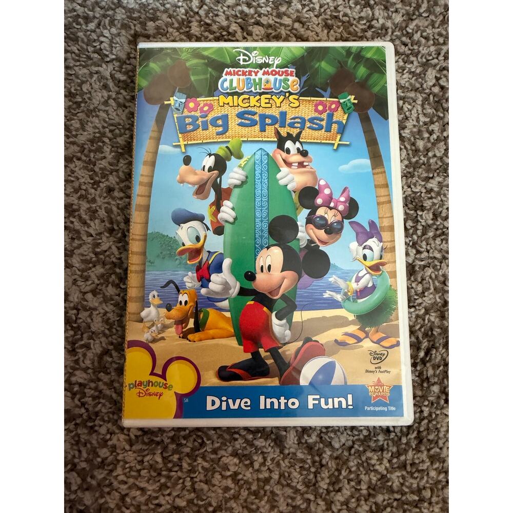 Disney Mickey Mouse Clubhouse: Mickey's Big Splash DVD (2009) Playhouse Disney